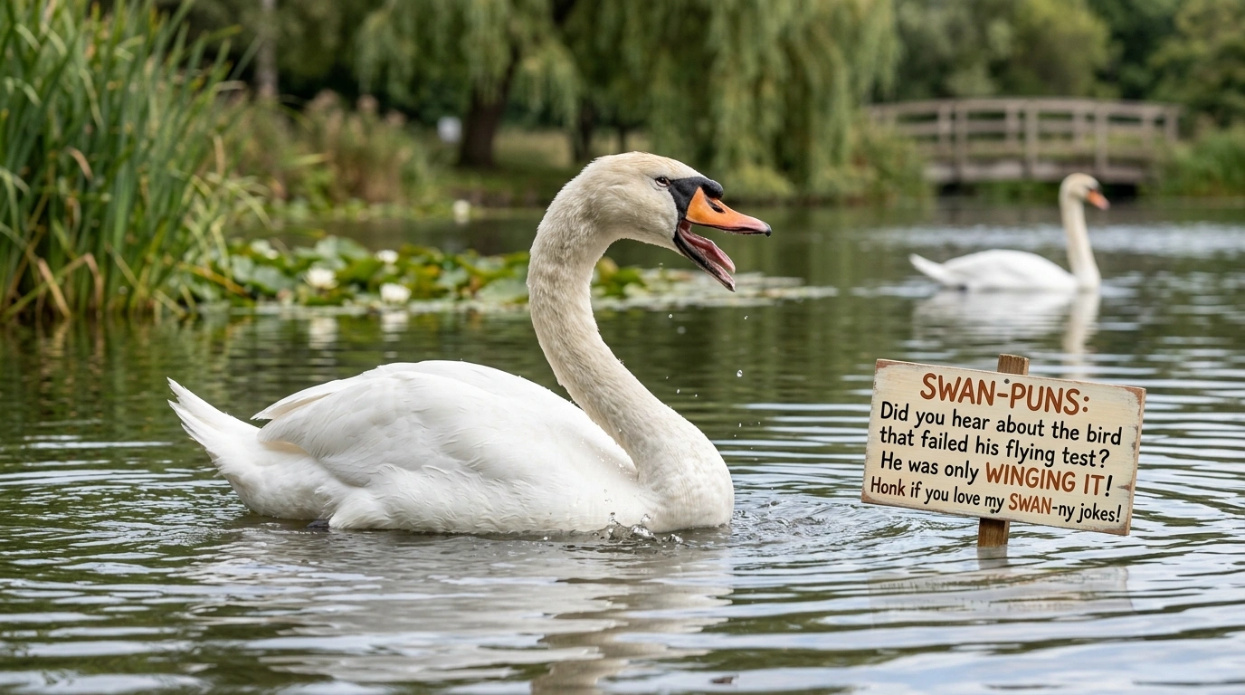 Swan Puns One Liners