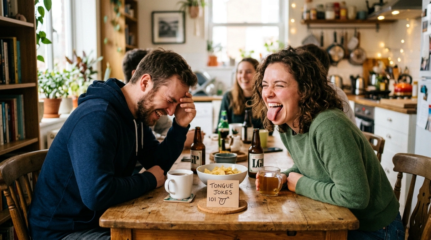 Tongue Jokes One Liners