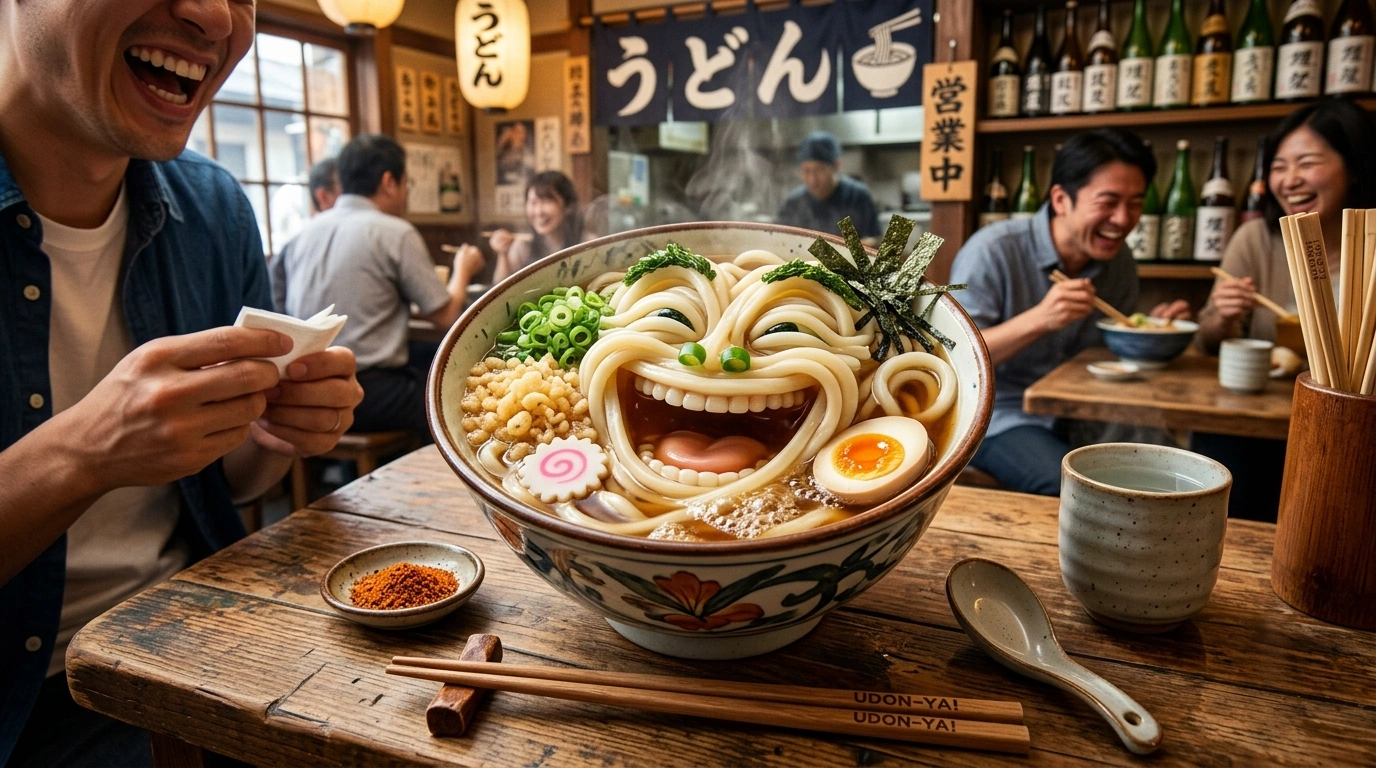 Udon Puns Captions