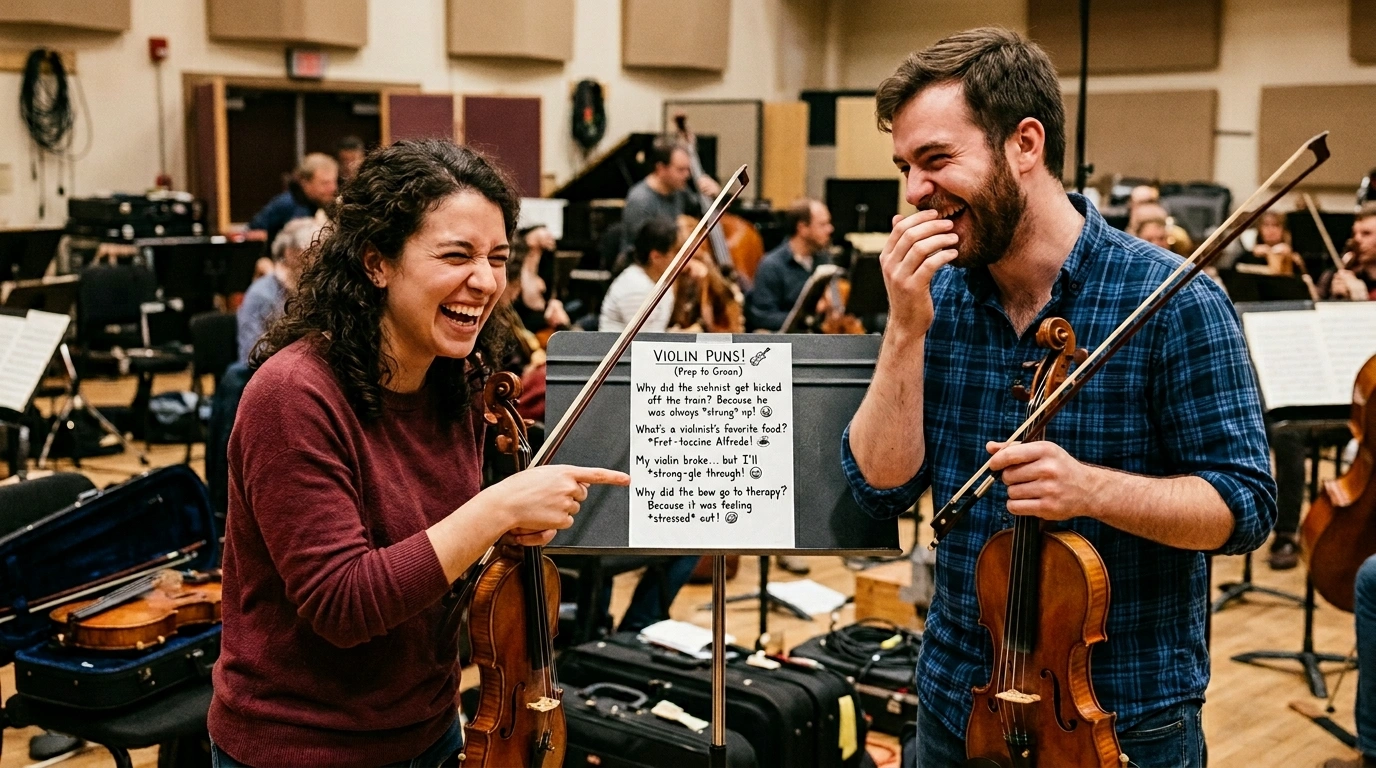 Violin Puns One Liners