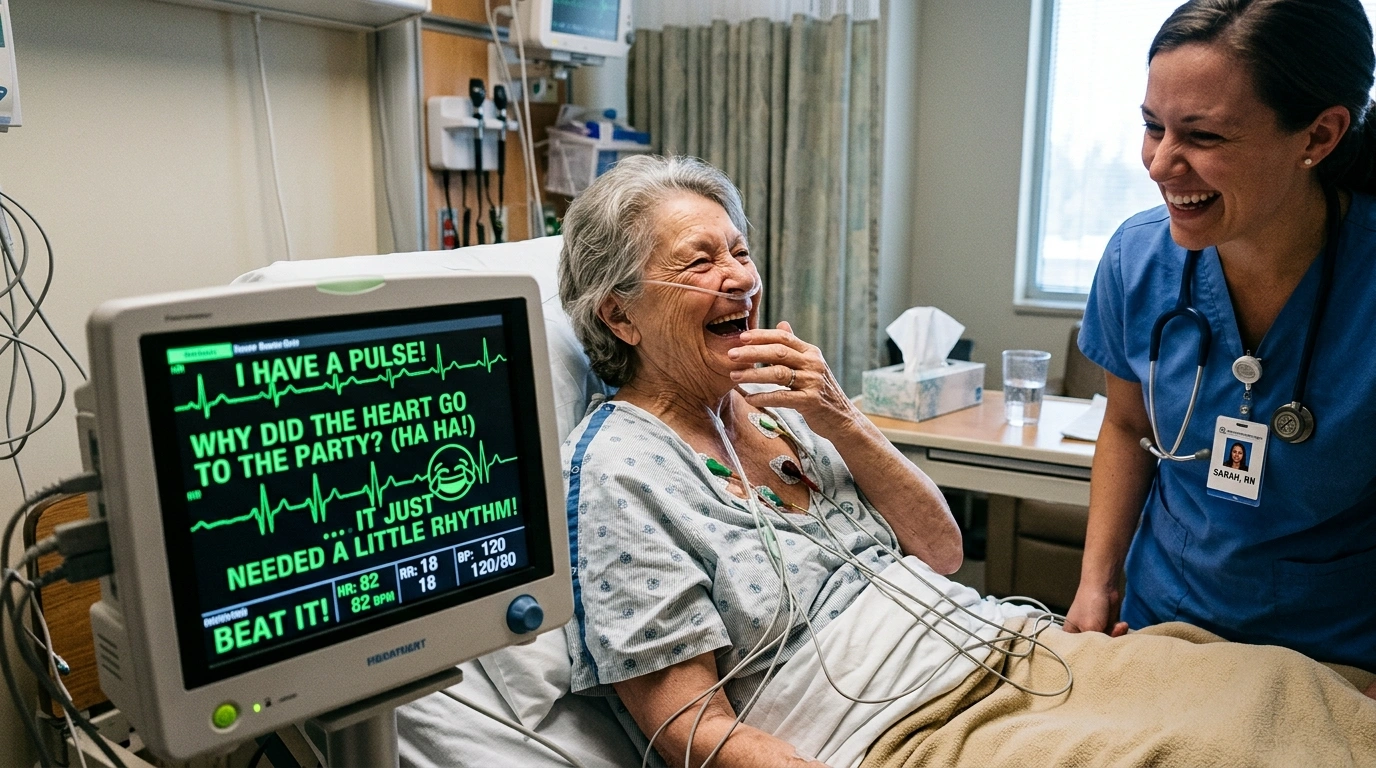 Viral EKG Jokes Perfect for Sharing Online