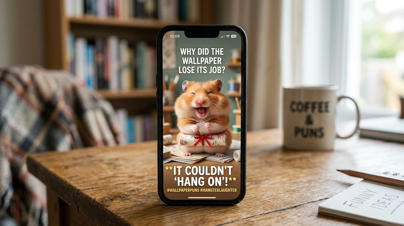 Wallpaper Puns One Liners