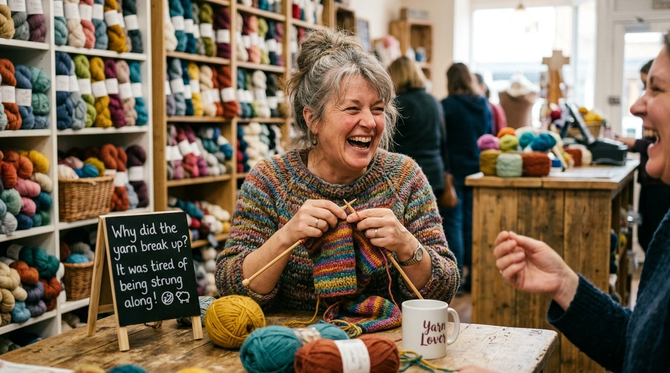 Yarn Jokes One Liners