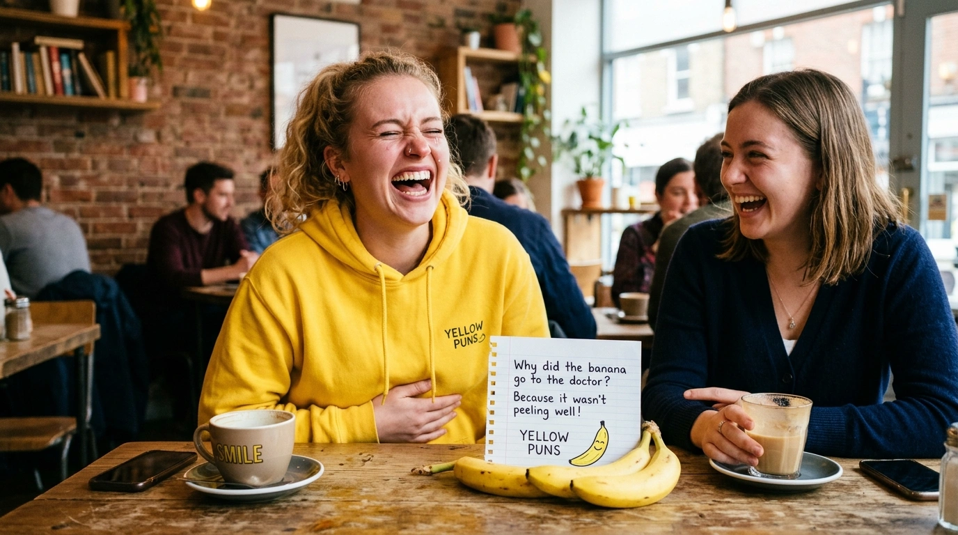 Yellow Puns Captions