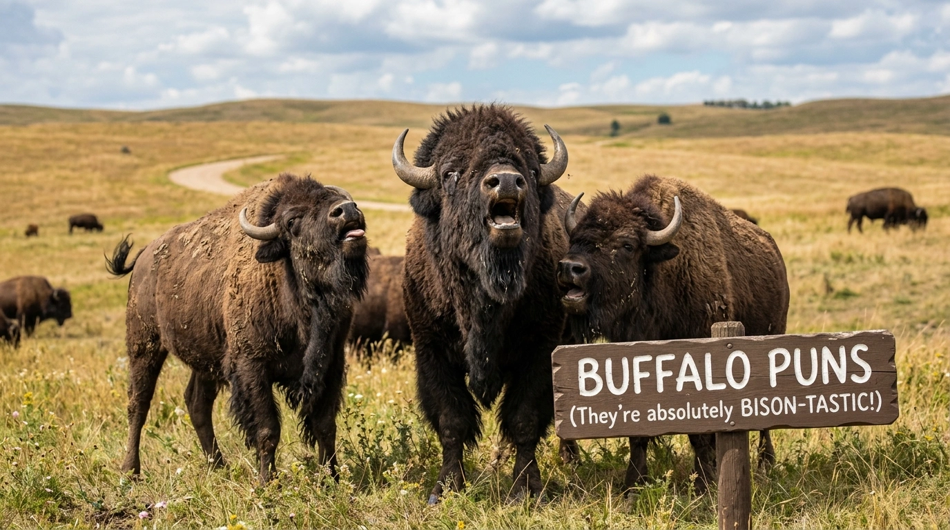 Cute Buffalo Puns