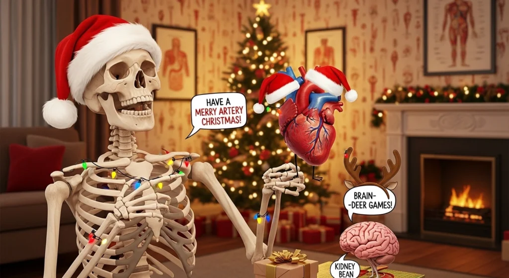 christmas anatomy puns