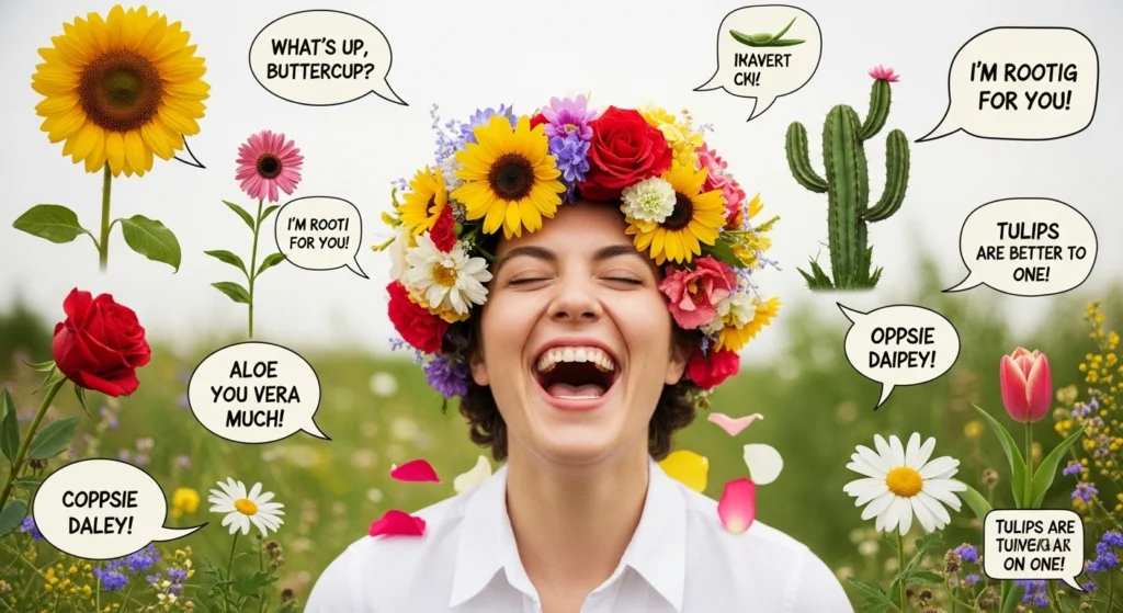 floral puns