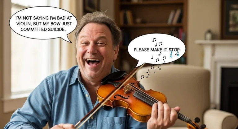 violin puns