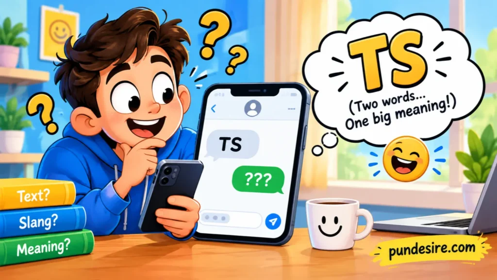 ts meaning in text